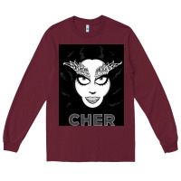 Burgundy CHER Long Sleeve Tee - artisFamous