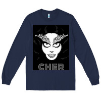Navy CHER Long Sleeve Tee - artisFamous