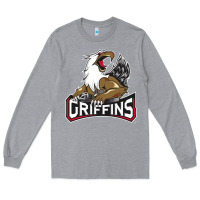 Heather Grey griffins Long Sleeve Tee - artisFamous