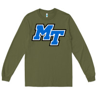 Army Green middle tennessee mt logomark Long Sleeve Tee - artisFamous