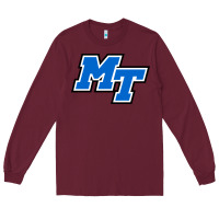 Burgundy middle tennessee mt logomark Long Sleeve Tee - artisFamous