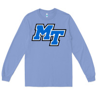 Colony Blue middle tennessee mt logomark Long Sleeve Tee - artisFamous