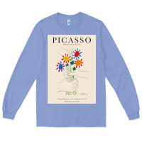 Colony Blue pablo picasso   bouquet of peace Long Sleeve Tee - artisFamous
