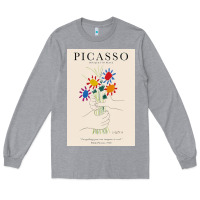 Heather Grey pablo picasso   bouquet of peace Long Sleeve Tee - artisFamous