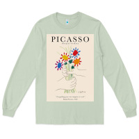 Matcha pablo picasso   bouquet of peace Long Sleeve Tee - artisFamous