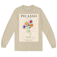 Mushroom pablo picasso   bouquet of peace Long Sleeve Tee - artisFamous