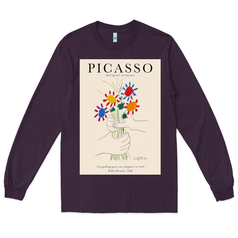 Pablo Picasso   Bouquet Of Peace Long Sleeve Tee by artisFamous | Teevron