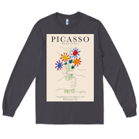 Smoke pablo picasso   bouquet of peace Long Sleeve Tee - artisFamous