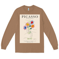 Toasted Coconut pablo picasso   bouquet of peace Long Sleeve Tee - artisFamous