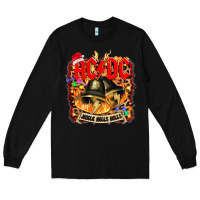 Black acd christmas Long Sleeve Tee - artisFamous
