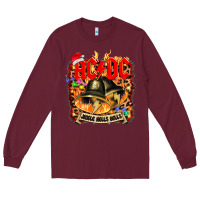 Burgundy acd christmas Long Sleeve Tee - artisFamous
