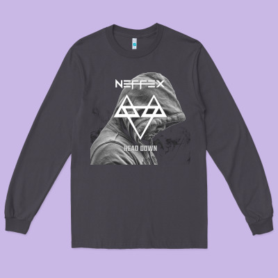 Head Down Long Sleeve Tee Designed By Artisfamous