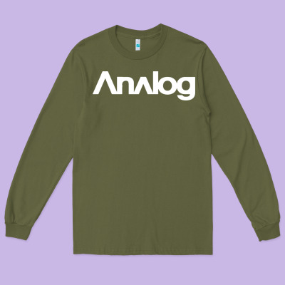 Analog Long Sleeve Tee Designed By Artisfamous