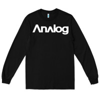 Black analog Long Sleeve Tee - artisFamous
