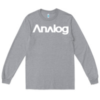 Heather Grey analog Long Sleeve Tee - artisFamous