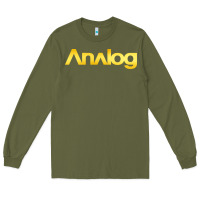 Army Green analog Long Sleeve Tee - artisFamous