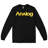 Black analog Long Sleeve Tee - artisFamous