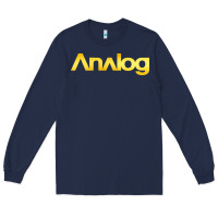 Navy analog Long Sleeve Tee - artisFamous