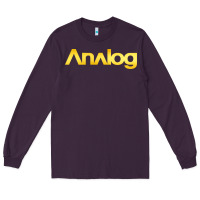 Plum analog Long Sleeve Tee - artisFamous