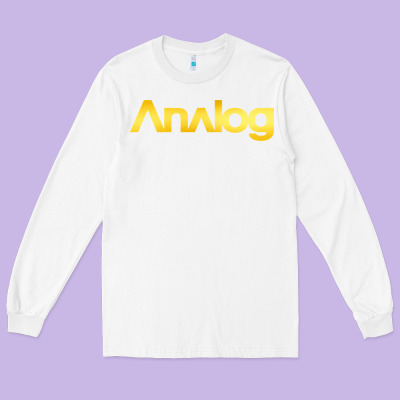 Analog Long Sleeve Tee Designed By Artisfamous