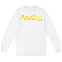 White analog Long Sleeve Tee - artisFamous