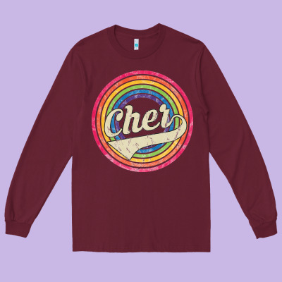 Cher Long Sleeve Tee Designed By Artisfamous