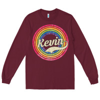 Burgundy kevin Long Sleeve Tee - artisFamous