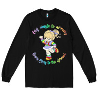 Black rainbow brite badass   rainbow brite Long Sleeve Tee - artisFamous