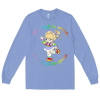 Colony Blue rainbow brite badass   rainbow brite Long Sleeve Tee - artisFamous