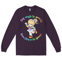 Plum rainbow brite badass   rainbow brite Long Sleeve Tee - artisFamous