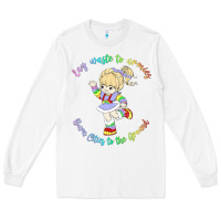 White rainbow brite badass   rainbow brite Long Sleeve Tee - artisFamous