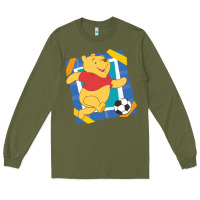 Army Green winnie the pooh Long Sleeve Tee - artisFamous