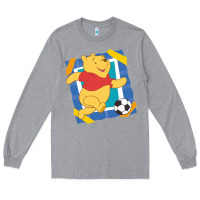 Heather Grey winnie the pooh Long Sleeve Tee - artisFamous