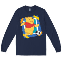 Navy winnie the pooh Long Sleeve Tee - artisFamous