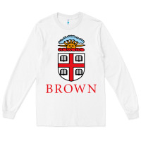 White brown university Long Sleeve Tee - artisFamous