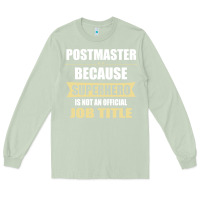 Matcha gift for superhero postmaster Long Sleeve Tee - artisFamous