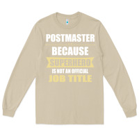 Mushroom gift for superhero postmaster Long Sleeve Tee - artisFamous