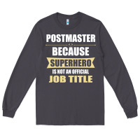 Smoke gift for superhero postmaster Long Sleeve Tee - artisFamous