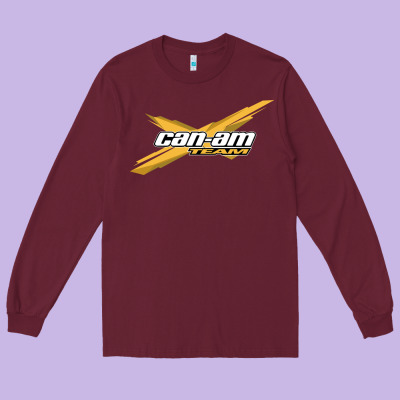Can Am Team Long Sleeve Tee Designed By Artisfamous