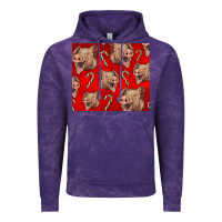 Cloud Purple Yorkshire Pig And Candy Cane Vintage Hoodie - LillyAllenDesigns
