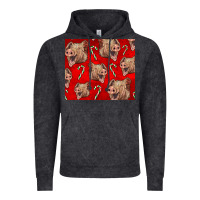 Vintage Black Yorkshire Pig And Candy Cane Vintage Hoodie - LillyAllenDesigns