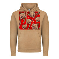Vintage Camel Yorkshire Pig And Candy Cane Vintage Hoodie - LillyAllenDesigns