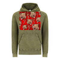 Vintage Olive Yorkshire Pig And Candy Cane Vintage Hoodie - LillyAllenDesigns