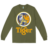 Army Green The Tiger Long Sleeve Tee - artisFamous