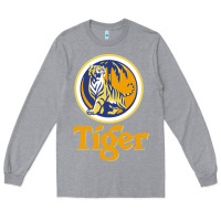 Heather Grey The Tiger Long Sleeve Tee - artisFamous