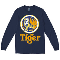 Navy The Tiger Long Sleeve Tee - artisFamous