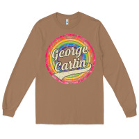 Toasted Coconut george carlin   retro rainbow faded style Long Sleeve Tee - artisFamous