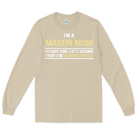 Mushroom i'm a mason mom, i'm always right. mother's day gift Long Sleeve Tee - artisFamous