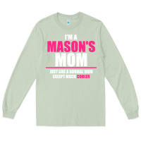 Matcha i'm a mason's  mom just like a normal mom Long Sleeve Tee - artisFamous