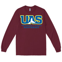Burgundy Alaska Southeast Gift Long Sleeve Tee - artisFamous